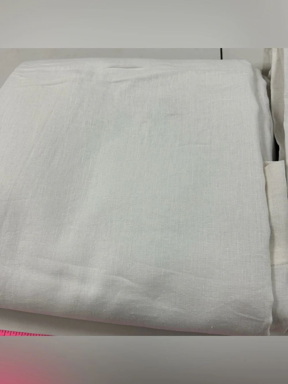Nwot QUINCE Set Of 2 48x108 European Linen True Blackout Curtains Cream 8806